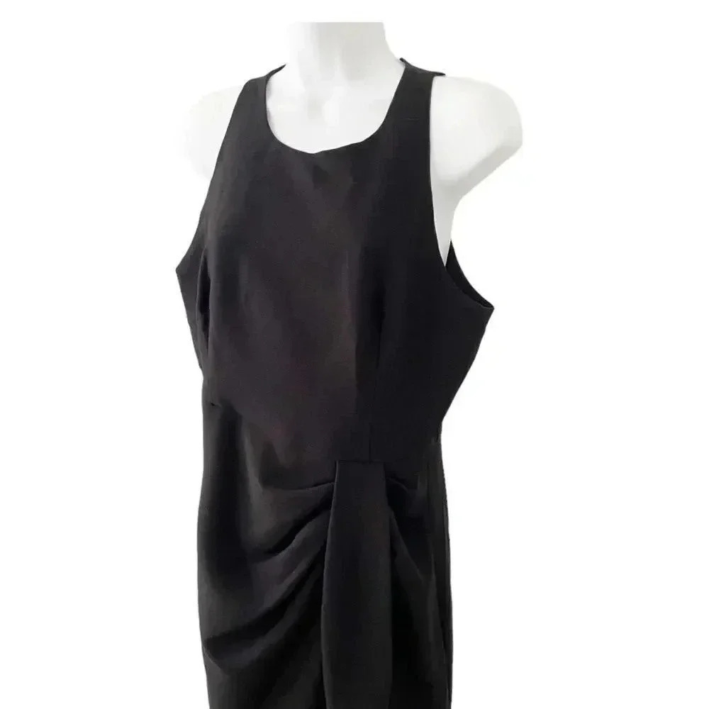 NWT Black Halo Brett Sleeveless Draped Mini Dress size 8 - Picture 5 of 10